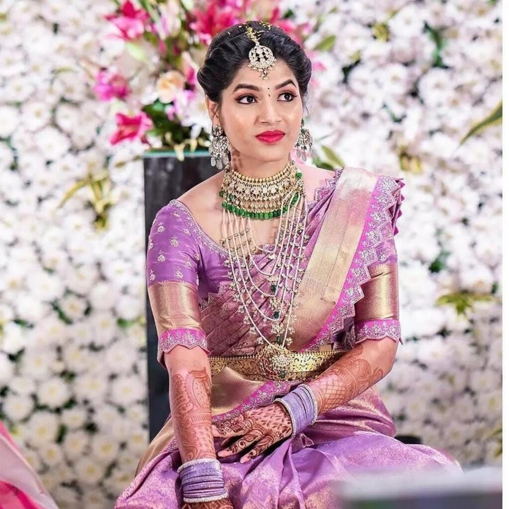 alt="Sitanjalinx Dola silk bridal saree in Banarasi design – available in ready to wear style with secure Sitanjalinx checkout and Sitanjalinx contact support"