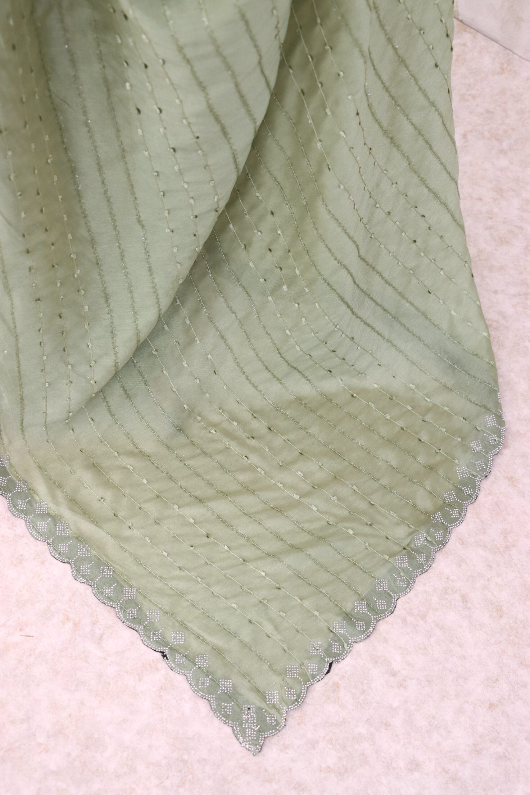 Sitanjalinx Dola Silk Banarasi Bridal Saree – Ready to Wear Sitanjali Fancy Vichitra Silk Saree With Unstiched Blouse Piece - Image 3