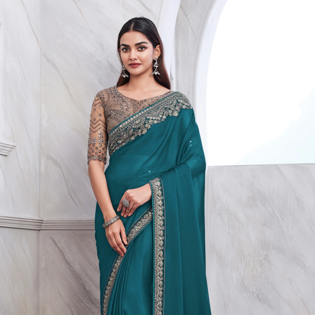 alt="Sitanjalinx Dola silk bridal saree in Banarasi design – available in ready to wear style with secure Sitanjalinx checkout and Sitanjalinx contact support"