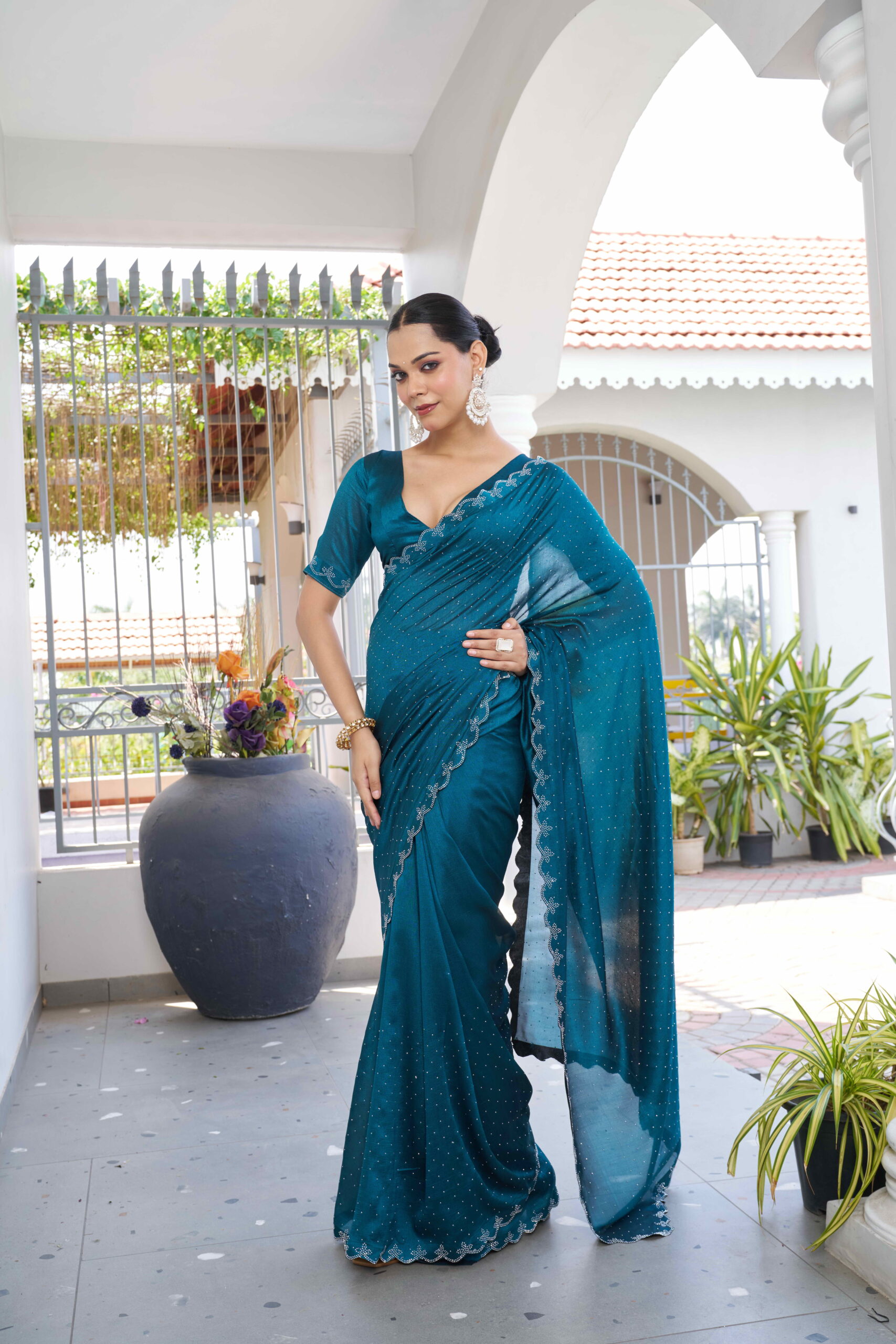 Sitanjalinx Dola Silk Banarasi Bridal Saree – Ready to Wear Sitanjalinx Checkout