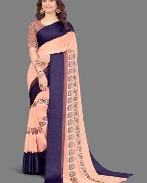 Elegant bridal saree crafted from pure Banarasi silk with sitanjali red satin patta saree rich detailing